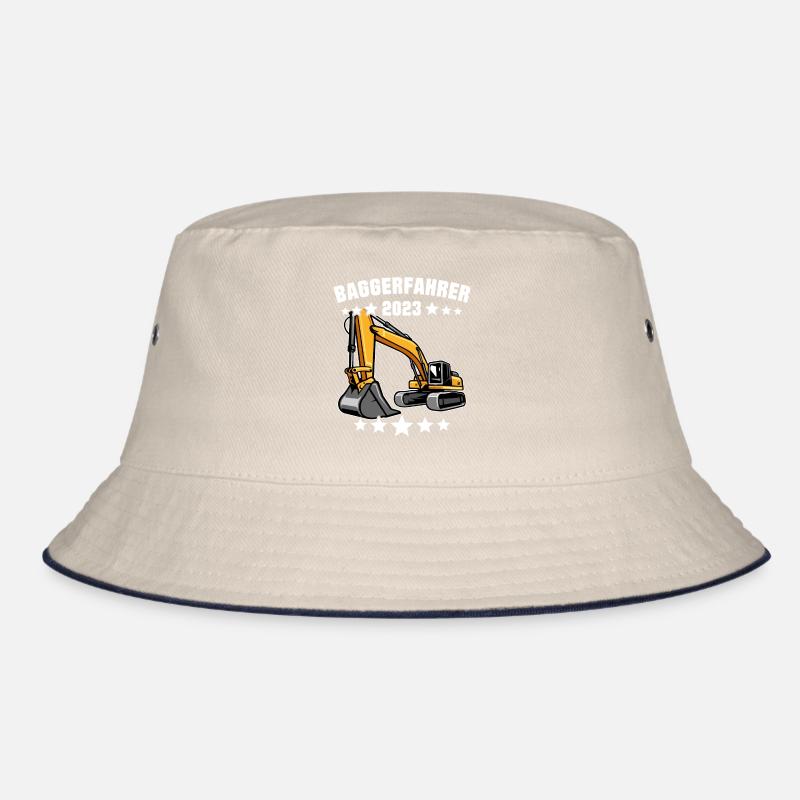 Baggerfahrer 2023 Bagger Bucket Hat