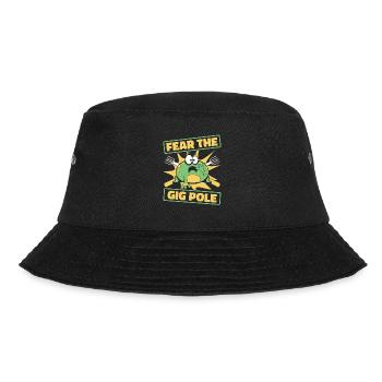 Fear The Gig Pole Kröte Kaulquappe Laubfrosch - Bucket Hat - Schwarz - Vorne - Lela (165cm)
