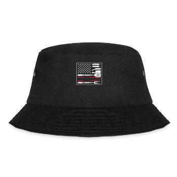 Drapeau américain grillant USA Patriotic BBQ - Bob - noir - Devant - Lela (165cm)