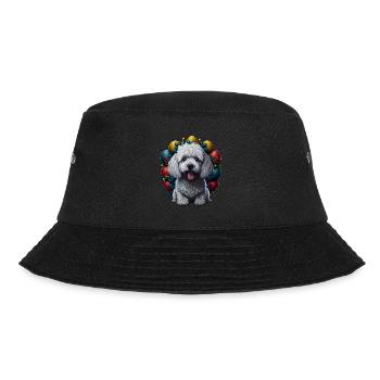 Beau caniche chien Pâques printemps caniche - Bob - noir - Devant - Lela (165cm)