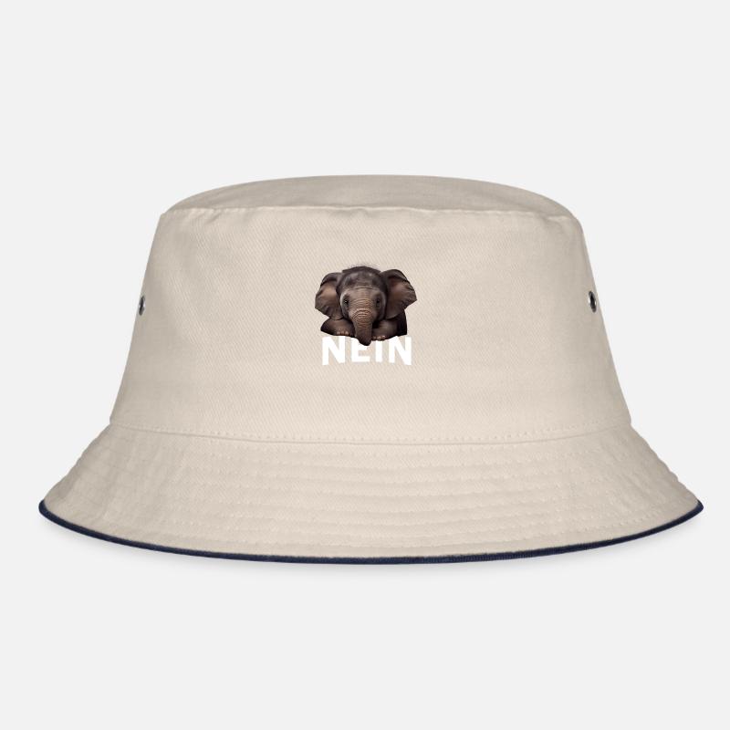Statement Elephant, Nö Fun, Einfach Nö, Nein Bucket Hat