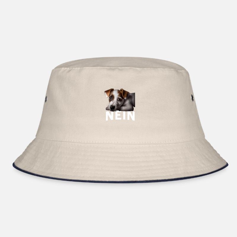 Statement Jack Russell, Nö Fun, Einfach Nö, Nein Bucket Hat