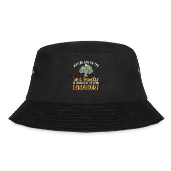 Genealogie Ahnenforschung Ahnenforscher - Bucket Hat - Schwarz - Vorne - Lela (165cm)