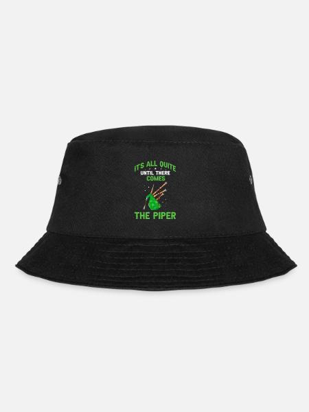 Dudelsack für Dudelsackspieler und Schotten - Bucket Hat - Schwarz