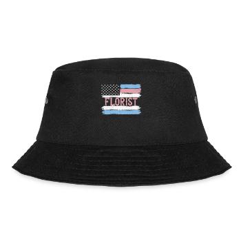 US Pride Gardener Gardening Gift Idea - Bucket Hat - Schwarz - Vorne - Lela (165cm)