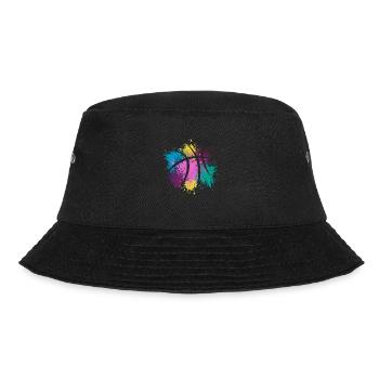 Colorful design for basketball players - Bucket Hat - black - Front - Lela (165cm)