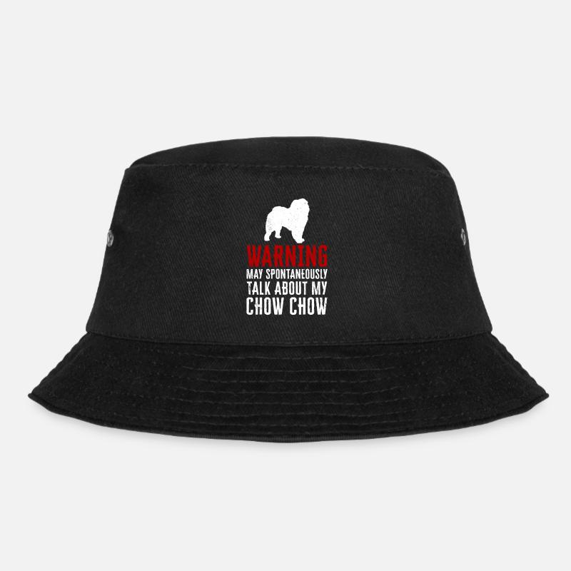 Chow Chow Dog - Bucket Hat - black