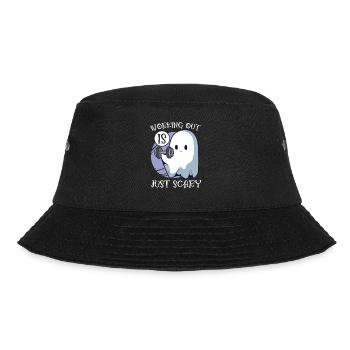 Bodybuilding Powerlifting Weightlifting Fitness - Bucket Hat - Schwarz - Vorne - Lela (165cm)