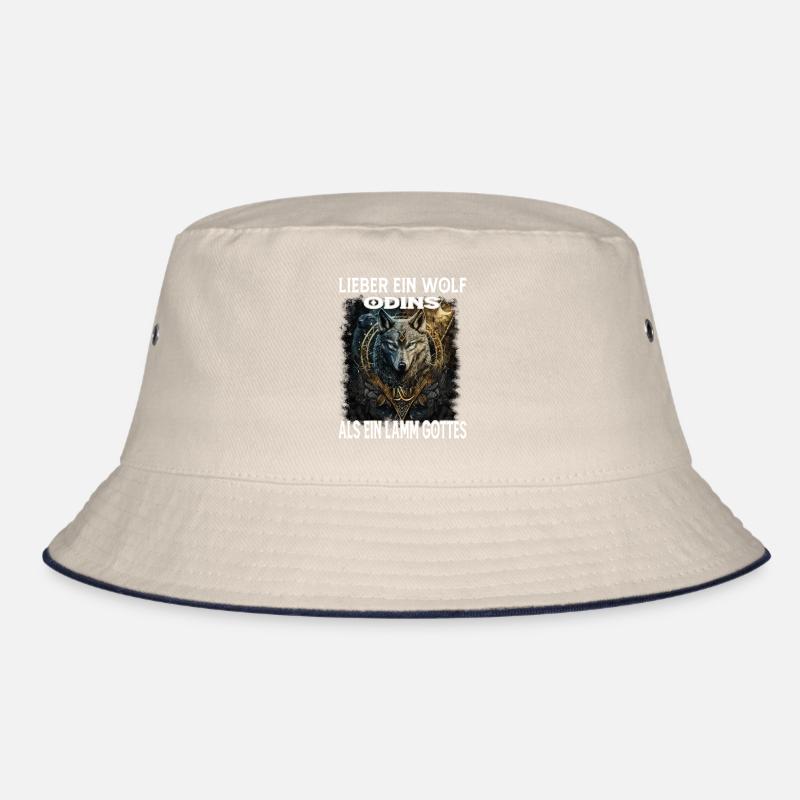 Lieber ein Wolf odins als ein Lamm Gottes Bucket Hat