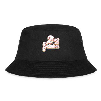 Gay and Fabulous - Pride Month LGBTQ Parade - Bucket Hat - black - Front - Lela (165cm)