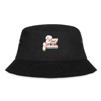 Pride Month LGBTQ - Gay and Fabulous - Bucket Hat - black - Front - Lela (165cm)