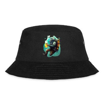 Beer diver funny and cool - Bucket Hat - black - Front - Lela (165cm)