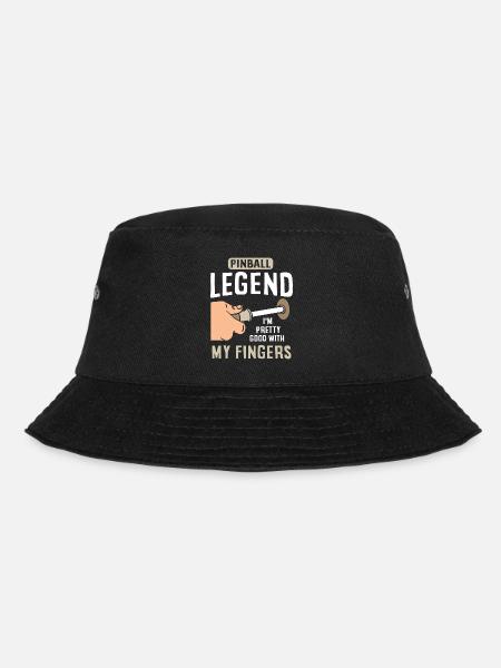 Flipper-Arcade-Spieler - Bucket Hat - Schwarz