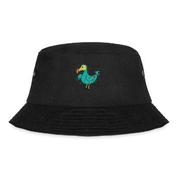 cute dodo bird from Mauritius - Bucket Hat - black - Front - Lela (165cm)
