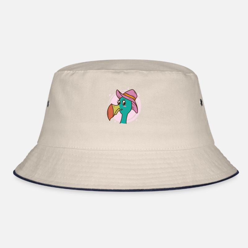 hübscher Dodo Vogel Dame Vogel aus Mauritius Bucket Hat