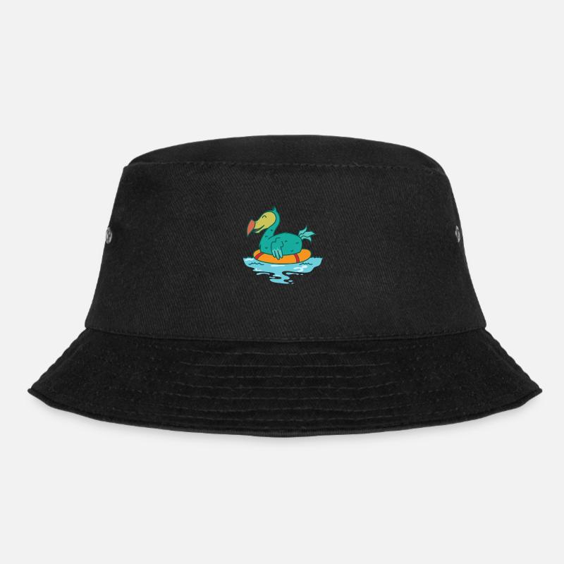 Dodo dans l’eau avec un oiseau flottant - Bob - noir
