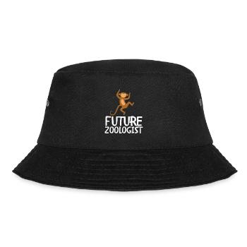 Future Zoologist Birthday Wildlife - Bucket Hat - black - Front - Lela (165cm)