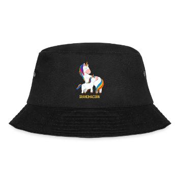 Omacorn Muttertag Einhörner Großmutter Unicorn - Bucket Hat - Schwarz - Vorne - Lela (165cm)