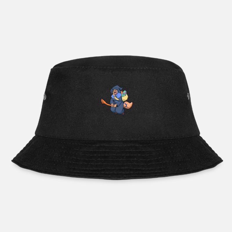 Weihnachtliche Hexe - Befana - Bucket Hat - Schwarz