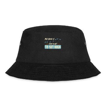 Pole Vault You Need A Good Plant To Loves Vaulting - Bucket Hat - Schwarz - Vorne - Lela (165cm)