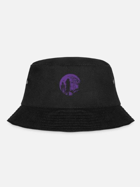 Goth geht über Friedhof - Gothic Grufti - Bucket Hat - Schwarz