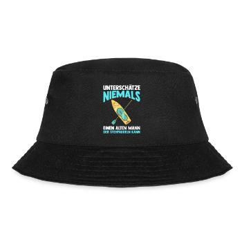 Stand Up Paddeling - Bucket Hat - Schwarz - Vorne - Lela (165cm)