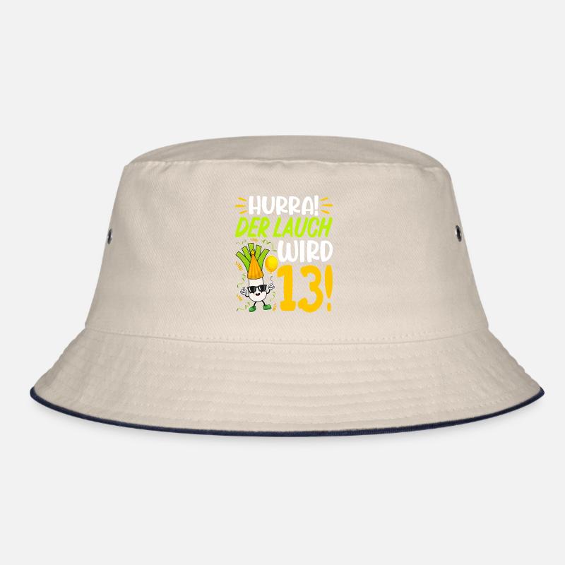 Hurra der Lauch wird 13 Geburtstag Bucket Hat