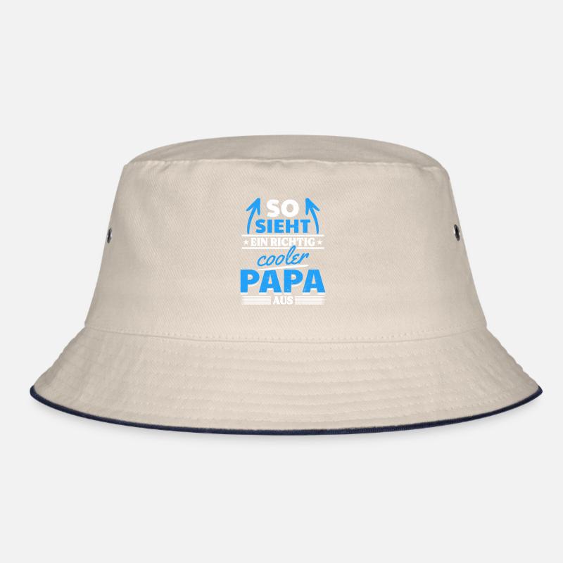 So sieht ein richtig cooler Papa aus - Vatertag Bucket Hat
