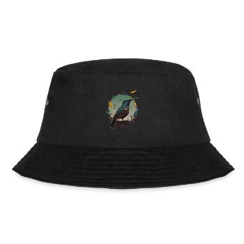 Nature Lovers - Charming Hummingbird - Bucket Hat - Schwarz - Vorne - Lela (165cm)