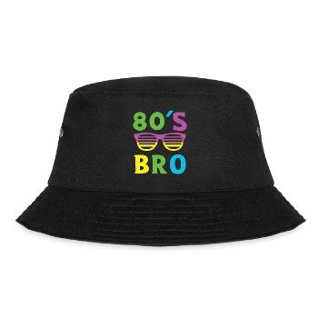 Costume 80s Bro Vintage Retro1980 - Bucket Hat - black - Front - Lela (165cm)