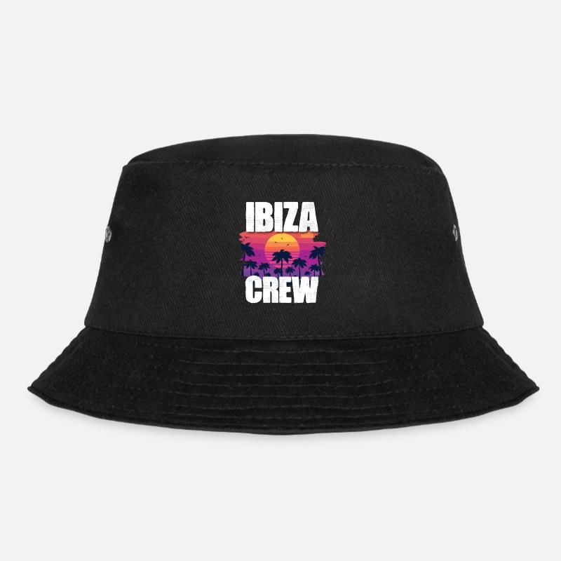 Ibiza Urlaub - Bucket Hat - Schwarz