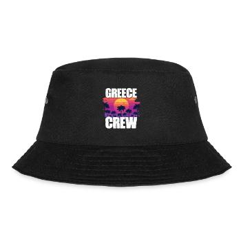 Greece Holidays - Bucket Hat - black - Front - Lela (165cm)