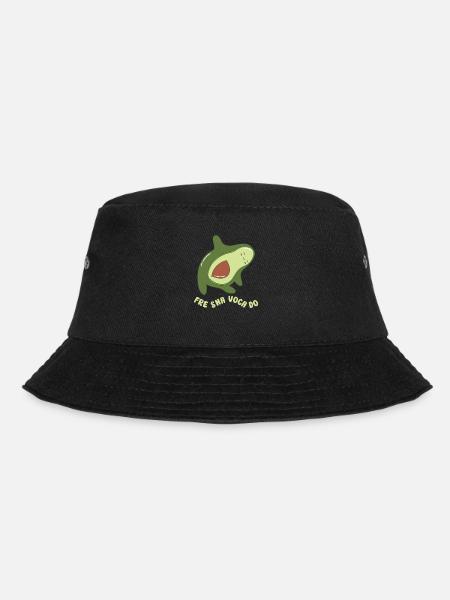 funny Avocado avocado pun avocado lover - Bucket Hat - Schwarz