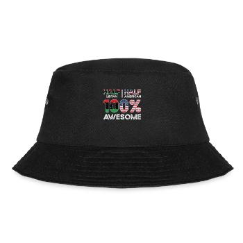Born Libyan Libya American USA Citizenship - Bucket Hat - black - Front - Lela (165cm)