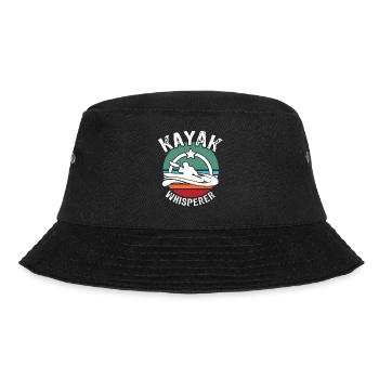 Kayak Flüsterer Kayaking - Bucket Hat - Schwarz - Vorne - Lela (165cm)