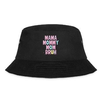Süße Mama Wörter In Pink - Bucket Hat - Schwarz - Vorne - Lela (165cm)