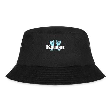 Kayaker Kayaking Kayak - Bucket Hat - Schwarz - Vorne - Lela (165cm)