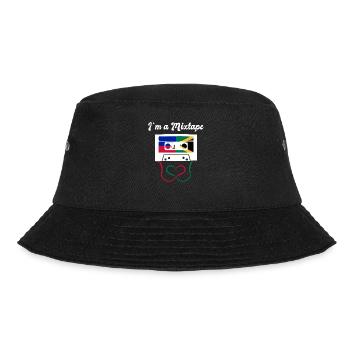 Haiti Haitianer Jamaika Kombination I Geschenk - Bucket Hat - Schwarz - Vorne - Lela (165cm)