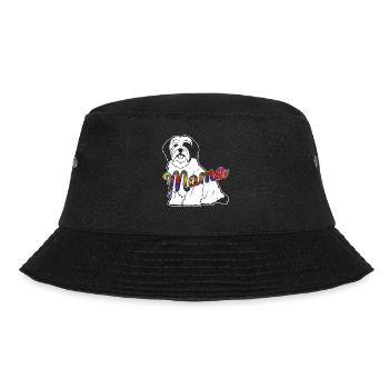 Lhasa Apso Lhasa Apso Mama - Bucket Hat - black - Front - Lela (165cm)