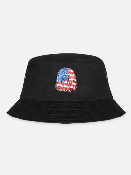 Lhasa Apso Lhasa Apso Flag - Bucket Hat - black