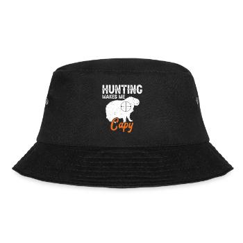 Capybara Nagetier - Bucket Hat - Schwarz - Vorne - Lela (165cm)