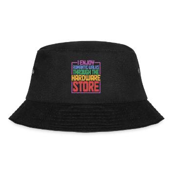 Enjoy Romantic Walks Through The Hardware Store 40 - Bucket Hat - black - Front - Lela (165cm)