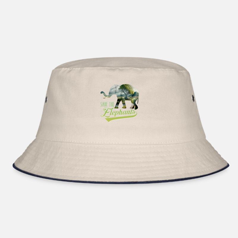 Save the Elephants Artenschutz bedrohte Arten Bucket Hat