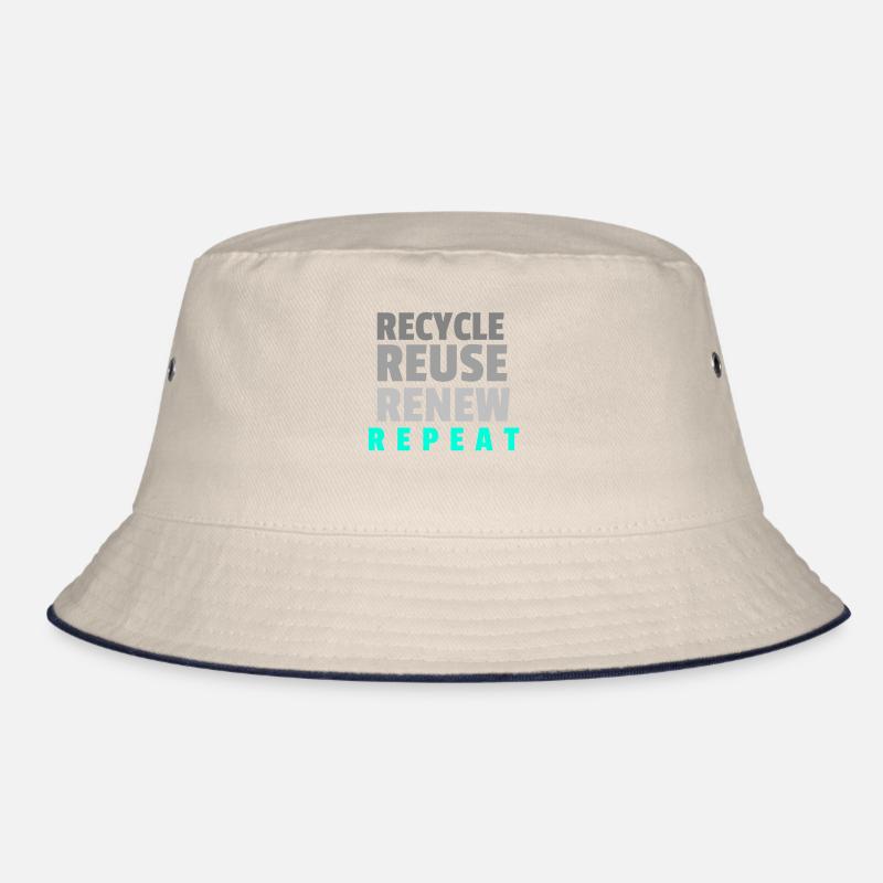 Recycle Reuse Renew Repeat Bucket Hat