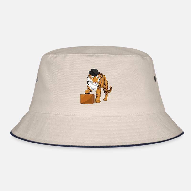 Tiger Briefcase Bucket Hat