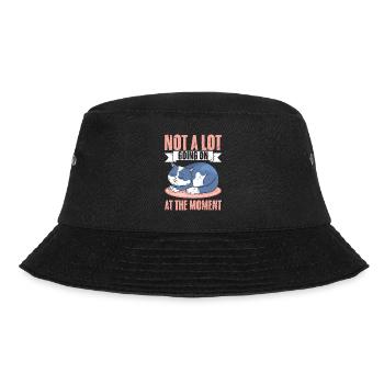 Sleeping Cat Not A Lot Going On At The Moment A - Bucket Hat - black - Front - Lela (165cm)