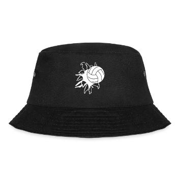 Beach Volleyball Volleyballspieler - Bucket Hat - Schwarz - Vorne - Lela (165cm)