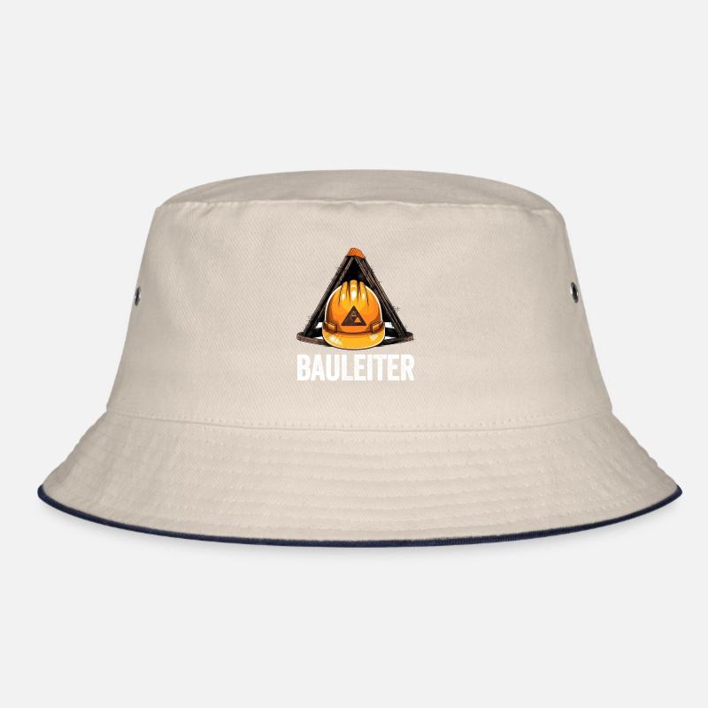 Bauleiter Bauarbeiter Kostüm Bauaurbeiterhelm Helm Bucket Hat