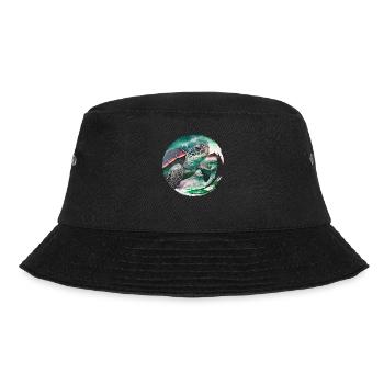 Save the Ocean Keep it Clean Umweltschutz - Bucket Hat - Schwarz - Vorne - Lela (165cm)
