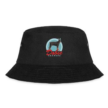Doberman Dobie Grandpa | Dog Owner Gift - Bucket Hat - black - Front - Lela (165cm)